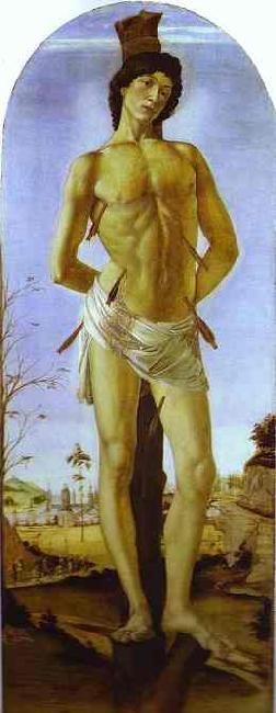 Sandro Botticelli Sebastian Sweden oil painting art